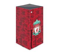 Head Case Designs Officially Licensed Liverpool Football Club Crest Red Camouflage Art Vinyl Sticker Gaming Skin Decal Cover Compatible With Xbox Series X Console