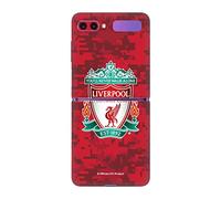 Head Case Designs Officially Licensed Liverpool Football Club Crest Red Camouflage Art Vinyl Sticker Skin Decal Cover Compatible With Samsung Galaxy Z Flip / 5G