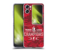 Head Case Designs Officially Licensed Liverpool Football Club Digital Camouflage 2025 Premier League Champions Gel Case [Military Grade Protection] Compatible With Oppo Find N2 Flip