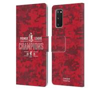 Head Case Designs Officially Licensed Liverpool Football Club Digital Camouflage 2025 Premier League Champions Leather Wallet Case Compatible With Samsung Galaxy S20 / S20 5G