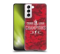 Head Case Designs Officially Licensed Liverpool Football Club Digital Camouflage 2025 Premier League Champions Hard Back Case Compatible With Samsung Galaxy S21 5G