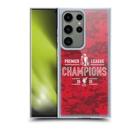 Head Case Designs Officially Licensed Liverpool Football Club Digital Camouflage 2025 Premier League Champions Gel Case Compatible with Samsung Galaxy S23 Ultra 5G & Compatible with MagSafe