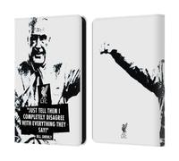 Head Case Designs Officially Licensed Liverpool Football Club Disagree Black Bill Shankly Quotes Leather Wallet Case Compatible With Amazon Kindle 11th Gen 6in 2022