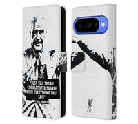 Head Case Designs Officially Licensed Liverpool Football Club Disagree Black Bill Shankly Quotes Leather Wallet Case Compatible With Google Pixel 10
