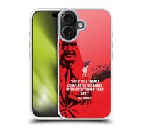 Head Case Designs Officially Licensed Liverpool Football Club Disagree Red Bill Shankly Quotes Gel Case [Military Grade Protection] Compatible With Apple iPhone 17