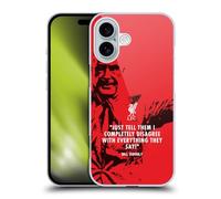 Head Case Designs Officially Licensed Liverpool Football Club Disagree Red Bill Shankly Quotes Hard Back Case Compatible With Apple iPhone 16