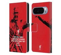 Head Case Designs Officially Licensed Liverpool Football Club Disagree Red Bill Shankly Quotes Leather Wallet Case Compatible With Google Pixel 10 Pro XL
