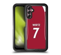 Head Case Designs Officially Licensed Liverpool Football Club Florian Wirtz 2025/26 Players Home Kit 1st Group Ultra-Armoured Shockproof Case [Military Grade] Compatible With Samsung Galaxy A14 5G