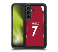 Head Case Designs Officially Licensed Liverpool Football Club Florian Wirtz 2025/26 Players Home Kit 1st Group Ultra-Armoured Shockproof Case [Military Grade] Compatible With Samsung Galaxy S24+ 5G