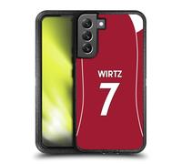 Head Case Designs Officially Licensed Liverpool Football Club Florian Wirtz 2025/26 Players Home Kit 1st Group Ultra-Armoured Shockproof Case [Military Grade] Compatible With Samsung Galaxy S22+ 5G