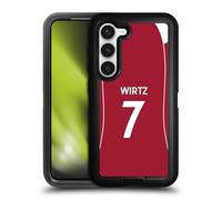 Head Case Designs Officially Licensed Liverpool Football Club Florian Wirtz 2025/26 Players Home Kit 1st Group Ultra-Armoured Shockproof Case [Military Grade] Compatible With Samsung Galaxy S23 5G