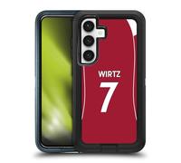 Head Case Designs Officially Licensed Liverpool Football Club Florian Wirtz 2025/26 Players Home Kit 1st Group Ultra-Armoured Shockproof Case [Military Grade] Compatible With Samsung Galaxy S24 5G