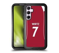 Head Case Designs Officially Licensed Liverpool Football Club Florian Wirtz 2025/26 Players Home Kit 1st Group Ultra-Armoured Shockproof Case [Military Grade] Compatible With Samsung Galaxy A35 5G