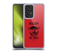 Head Case Designs Officially Licensed Liverpool Football Club Full Face Red Jurgen Klopp Illustrations Gel Case [Military Grade Protection] Compatible With Samsung Galaxy A53 5G (2022)