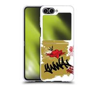 Head Case Designs Officially Licensed Liverpool Football Club Full Tag Black Graffiti Art Hard Back Case Compatible With Samsung Galaxy Z Flip6