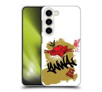 Head Case Designs Officially Licensed Liverpool Football Club Full Tag Black Graffiti Art Hard Back Case Compatible With Samsung Galaxy S23 5G