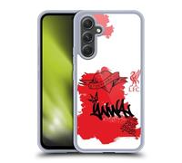Head Case Designs Officially Licensed Liverpool Football Club Full Tag Red Graffiti Art Gel Case [Military Grade Protection] Compatible With Samsung Galaxy A54 5G
