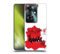 Head Case Designs Officially Licensed Liverpool Football Club Full Tag Red Graffiti Art Gel Case [Military Grade Protection] Compatible With Oppo Reno11 F 5G / F25 Pro 5G