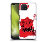 Head Case Designs Officially Licensed Liverpool Football Club Full Tag Red Graffiti Art Gel Case [Military Grade Protection] Compatible With Oppo Reno4 Z 5G