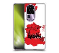 Head Case Designs Officially Licensed Liverpool Football Club Full Tag Red Graffiti Art Gel Case [Military Grade Protection] Compatible With Oppo Reno10 Pro+