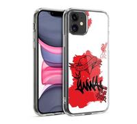 Head Case Designs Officially Licensed Liverpool Football Club Full Tag Red Graffiti Art Gel Case [Military Grade Protection] Compatible With Apple iPhone 11