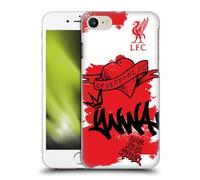 Head Case Designs Officially Licensed Liverpool Football Club Full Tag Red Graffiti Art Hard Back Case Compatible With Apple iPhone 7/8 / SE 2020 & 2022