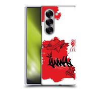 Head Case Designs Officially Licensed Liverpool Football Club Full Tag Red Graffiti Art Hard Back Case Compatible With Samsung Galaxy Z Fold6