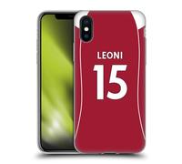 Head Case Designs Officially Licensed Liverpool Football Club Giovanni Leoni 2025/26 Players Home Kit 2nd Group Gel Case [Military Grade Protection] Compatible With Apple iPhone X/iPhone XS