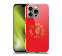 Head Case Designs Officially Licensed Liverpool Football Club Gold LFC On Red Liver Bird Hard Back Case Compatible With Apple iPhone 16 Pro