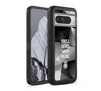 Head Case Designs Officially Licensed Liverpool Football Club Grey Geo Plain Crest You'Ll Never Walk Alone Ultra-Armoured Shockproof Case [Military Grade Protection] Compatible With Google Pixel 8 Pro