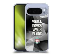 Head Case Designs Officially Licensed Liverpool Football Club Grey Geo Plain Crest You'Ll Never Walk Alone Gel Case [Military Grade] Compatible with Google Pixel 10 Pro XL and Compatible with MagSafe