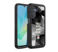 Head Case Designs Officially Licensed Liverpool Football Club Grey Geo Plain Crest You'Ll Never Walk Alone Ultra-Armoured Shockproof Case [Military Grade] Compatible With Samsung Galaxy A16 5G