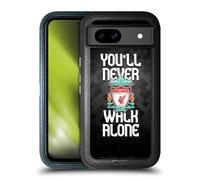 Head Case Designs Officially Licensed Liverpool Football Club Grey Pixel Plain Crest You'Ll Never Walk Alone Ultra-Armoured Shockproof Case [Military Grade Protection] Compatible With Google Pixel 8a