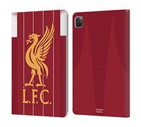 Head Case Designs Officially Licensed Liverpool Football Club Home 2019/20 Kit Leather Wallet Case Compatible With Apple iPad Pro 11 2020/2021 / 2022