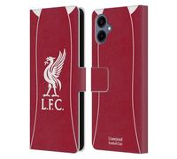Head Case Designs Officially Licensed Liverpool Football Club Home 2025/26 Kit Leather Wallet Case Compatible With Samsung Galaxy A06 4G