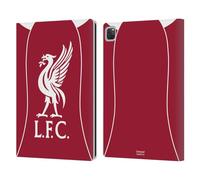 Head Case Designs Officially Licensed Liverpool Football Club Home 2025/26 Kit Leather Wallet Case Compatible With Apple iPad Pro 12.9 2020/2021/2022