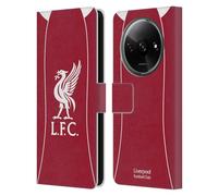 Head Case Designs Officially Licensed Liverpool Football Club Home 2025/26 Kit Leather Wallet Case Compatible With Xiaomi Redmi A3
