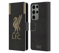 Head Case Designs Officially Licensed Liverpool Football Club Home Goalkeeper 2019/20 Kit Leather Book Wallet Case Cover Compatible With Samsung Galaxy S23 Ultra 5G