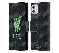Head Case Designs Officially Licensed Liverpool Football Club Home Goalkeeper Kit 2023/24 Leather Book Wallet Case Cover Compatible With Apple iPhone 11