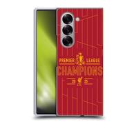 Head Case Designs Officially Licensed Liverpool Football Club Home Kit Pattern 2025 Premier League Champions Hard Back Case Compatible With Samsung Galaxy Z Fold6