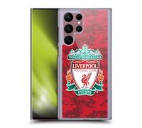 Head Case Designs Officially Licensed Liverpool Football Club Home Red Crest Digital Camouflage Hard Back Case Compatible With Samsung Galaxy S22 Ultra 5G
