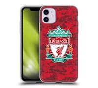 Head Case Designs Officially Licensed Liverpool Football Club Home Red Crest Digital Camouflage Soft Gel Case Compatible With Apple iPhone 11
