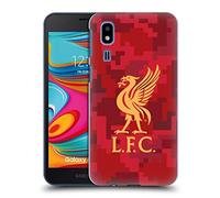 Head Case Designs Officially Licensed Liverpool Football Club Home Red Digital Camouflage Hard Back Case Compatible With Samsung Galaxy A2 Core (2019)