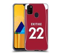 Head Case Designs Officially Licensed Liverpool Football Club Hugo Ekitiké 2025/26 Players Home Kit 1st Group Gel Case [Military Grade] Compatible With Samsung Galaxy M30s (2019)/M21 (2020)