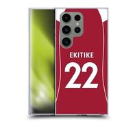 Head Case Designs Officially Licensed Liverpool Football Club Hugo Ekitiké 2025/26 Players Home Kit 1st Group Gel Case [Military Grade Protection] Compatible With Samsung Galaxy S24 Ultra 5G