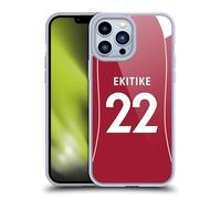 Head Case Designs Officially Licensed Liverpool Football Club Hugo Ekitiké 2025/26 Players Home Kit 1st Group Gel Case [Military Grade Protection] Compatible With Apple iPhone 13 Pro Max