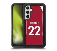 Head Case Designs Officially Licensed Liverpool Football Club Hugo Ekitiké 2025/26 Players Home Kit 1st Group Ultra-Armoured Shockproof Case [Military Grade] Compatible With Samsung Galaxy S23 FE 5G