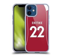 Head Case Designs Officially Licensed Liverpool Football Club Hugo Ekitiké 2025/26 Players Home Kit 1st Group Gel Case [Military Grade Protection] Compatible With Apple iPhone 12 Mini
