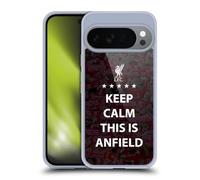 Head Case Designs Officially Licensed Liverpool Football Club Keep Calm Black This Is Anfield Gel Case [Military Grade Protection] Compatible with Google Pixel 10 and Compatible with MagSafe