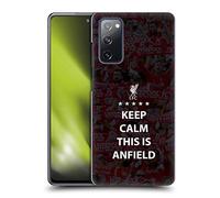 Head Case Designs Officially Licensed Liverpool Football Club Keep Calm Black This Is Anfield Hard Back Case Compatible With Samsung Galaxy S20 FE / 5G